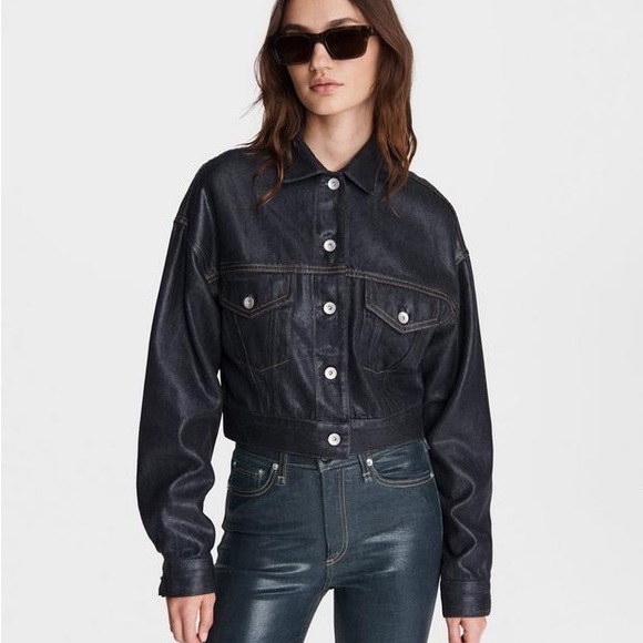 rag & bone New York Cropped Trucker Jacket - Picture 10 of 12